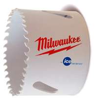 Milwaukee Hole Dozer 49-56-0147 Hole Saw, 2-1/2 in Dia, 2 in D Cutting, 5/8-18 Arbor, 3.5 TPI, HSS Cutting Edge