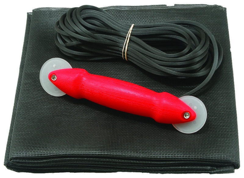 Make-2-Fit P 7515 Screen Door Repair Kit, 36 in W Dimensions, Fiberglass, Charcoal, 3-Piece