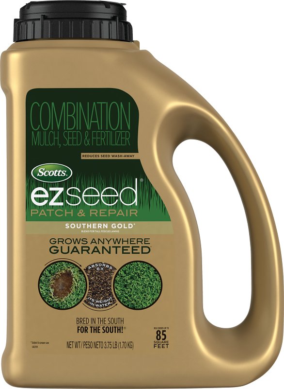 Scotts EZ Seed 18413 Southern Gold Grass Seed and Fertilizer, 3.75 lb Jug