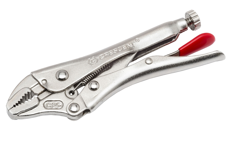 Crescent C5CVN/C5CV Locking Plier, 5 in OAL, 1-1/4 in Jaw Opening, Rawhide Handle, Non-Slip Grip Handle, 1.15 in W Jaw