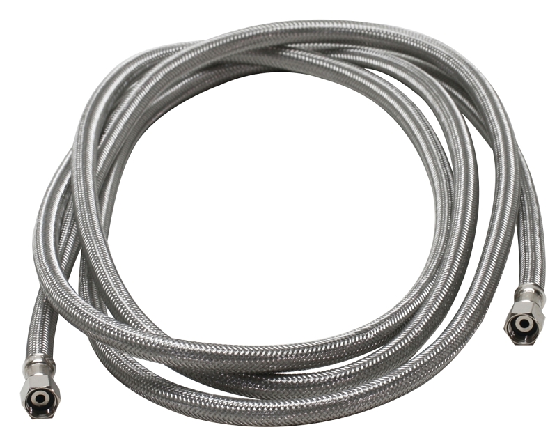 Fluidmaster 12IM120 Icemaker Connector, 1/4 in Inlet, Compression Inlet, 1/4 in Outlet, Compression Outlet, 120 in L