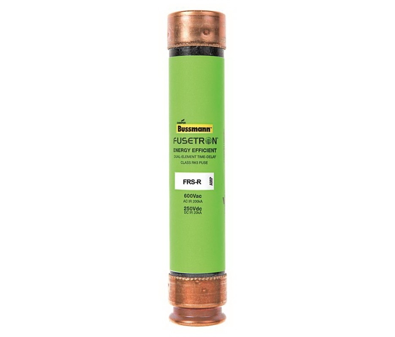 Bussmann FRS-R-30 Fuse, 30 A, 600 VAC, 300 VDC, 20, 200 kA Interrupt, Fiberglass Body, RK5
