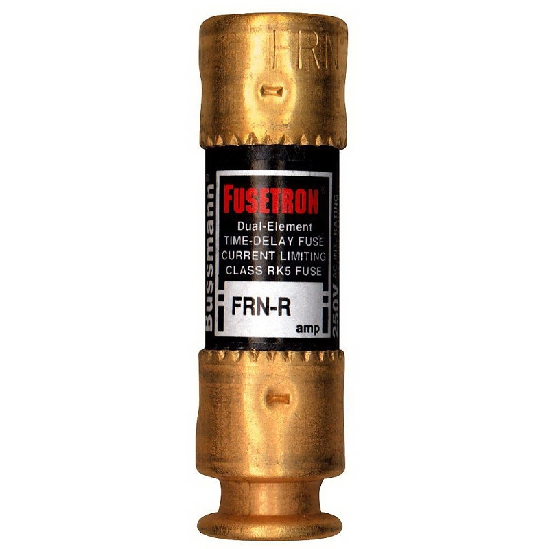 Bussmann FRN-R Series BP/FRN-R-50 Fuse, 50 A, 250 VAC, 125 VDC, 20, 200 kA Interrupt, Fiberglass Body, RK5