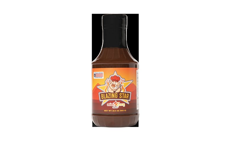 Blazing Star BZ88110 BBQ Sauce, Liquid, Asian Bang, 19.25 oz Bottle