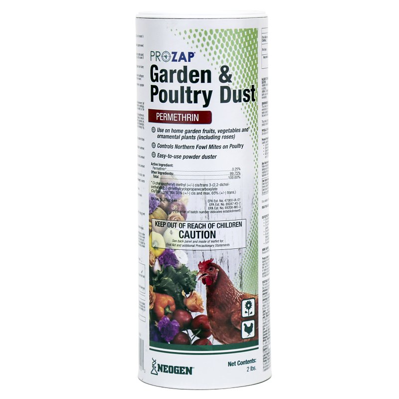 Prozap 1499540 Garden and Poultry Dust, Powder, 2 lb Shaker Can