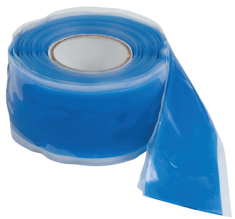 Gardner Bender HTP-1010BLU Repair Tape, 10 ft L, 1 in W, Silicone Backing, Blue