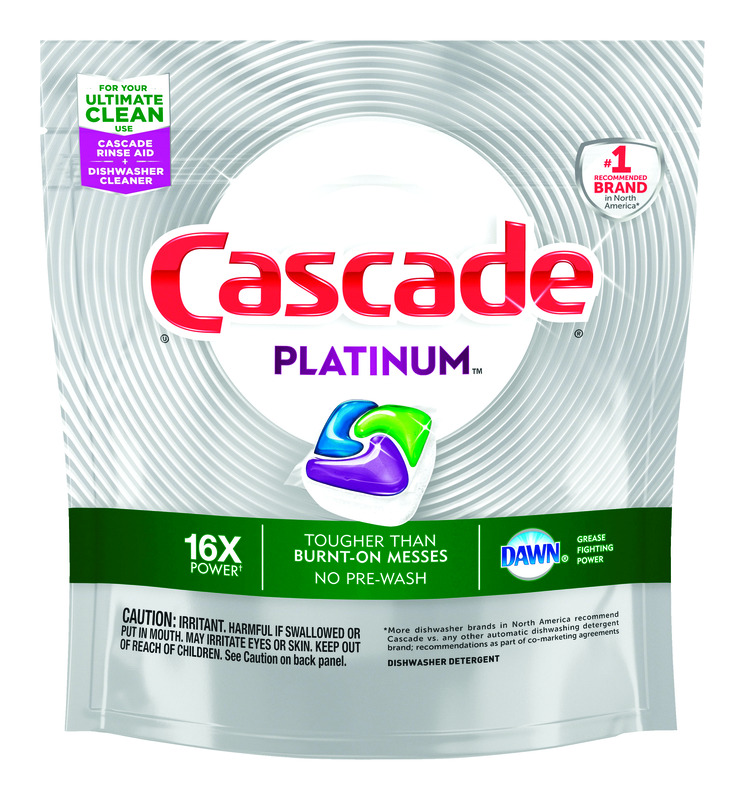 Cascade Platinum Fresh Scent Pods Dishwasher Detergent 14 pk Pack of 6
