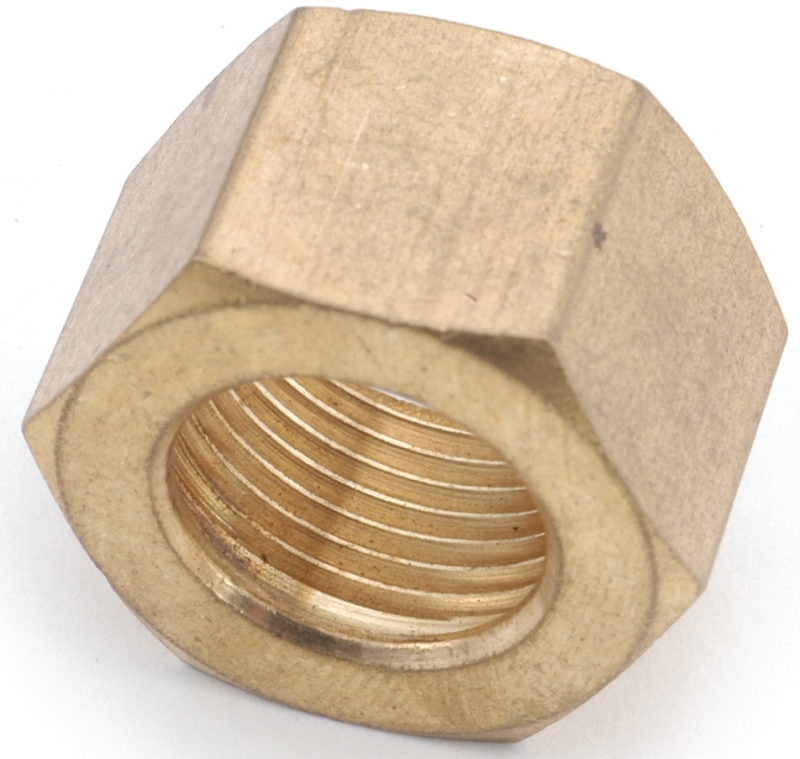 Anderson Metals 750061-14 Nut, 7/8 in, Compression, Brass
