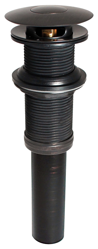 Stylewise K820-76BRZ Push Button Sink Drain, 1-1/4 in Connection, Brass, Bronze