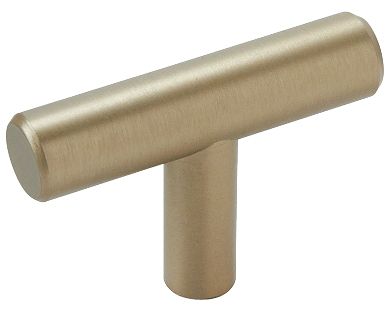 Amerock BP19009BBZ Cabinet Knob, 1-3/8 in Projection, Carbon Steel, Golden Champagne