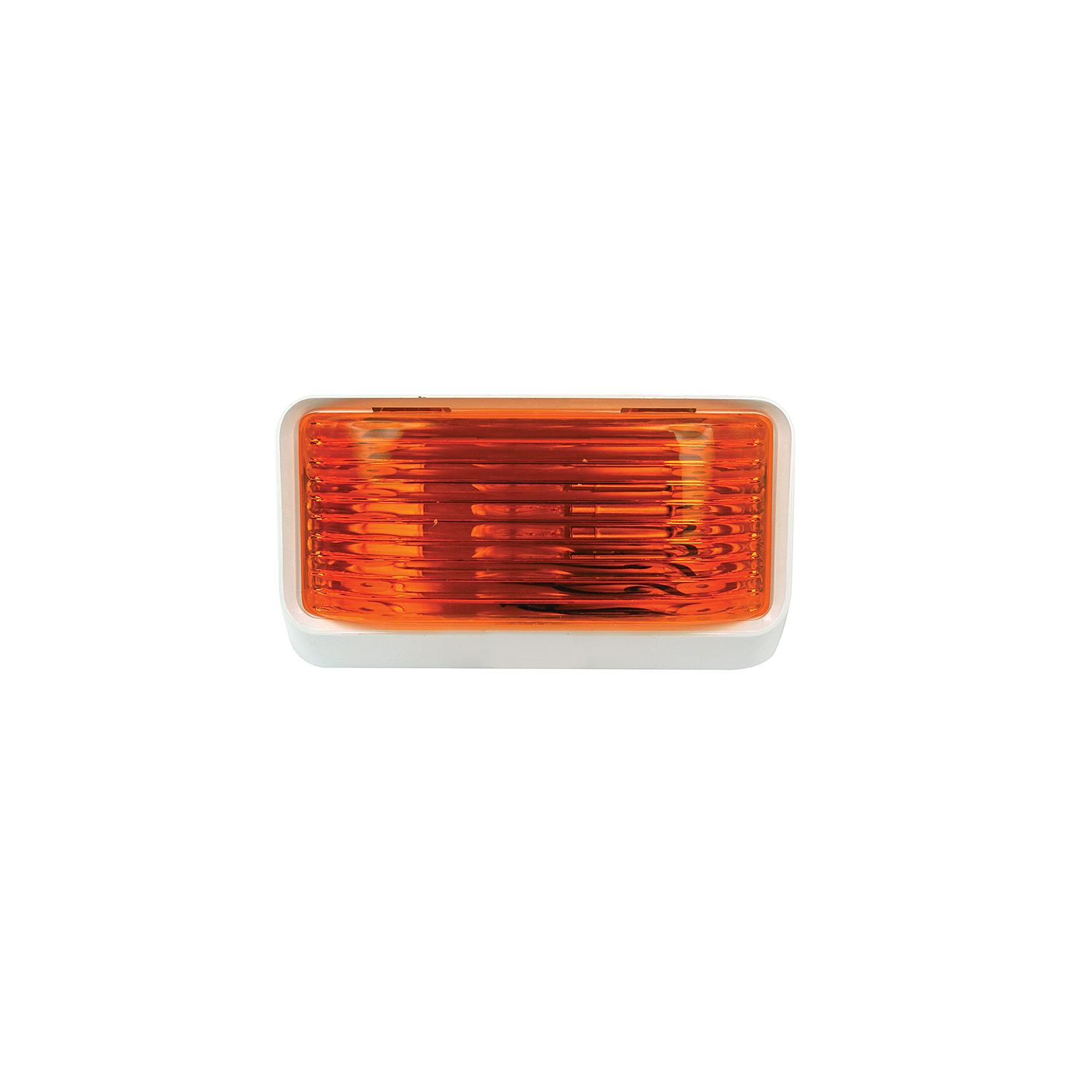 FulTyme RV Rectangular Porch/Utility Light w/o Switch, Yellow