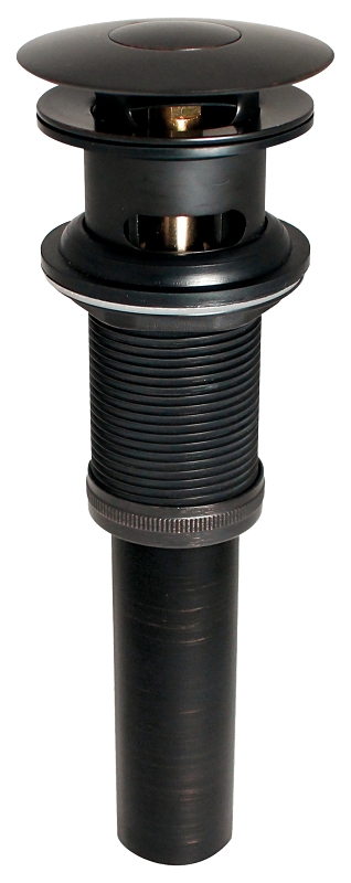 Stylewise K820-75BRZ Push Button Sink Drain, 1-1/4 in Connection, Brass, Bronze