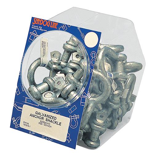 5/16â³ Galvanized Anchor Shackles, 40 Pieces