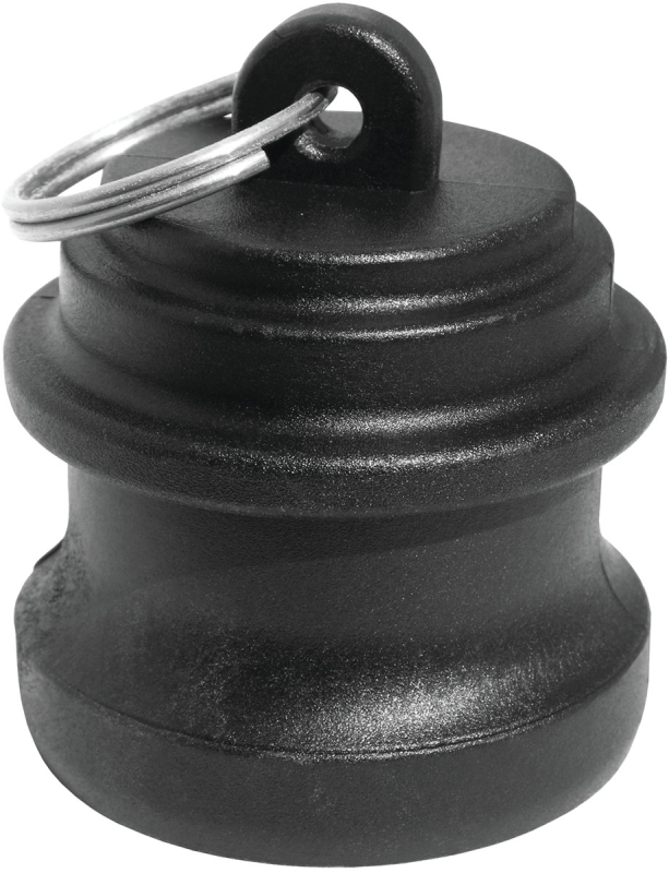 Green Leaf GLP150PL Cam Lever Plug, 1-1/2 in, Female, Polypropylene, Black