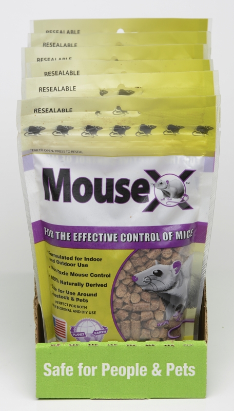 MouseX 620200 Mouse Killer Pellet, Repels: Mouse, Pack of 6