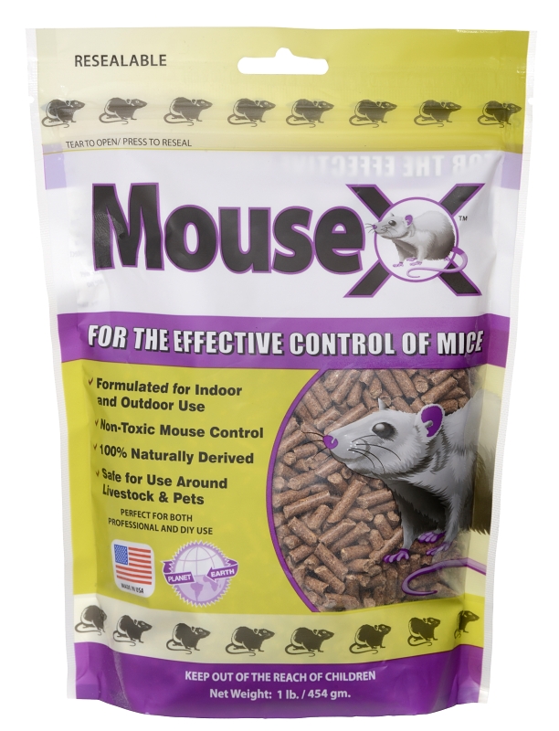 MouseX 620201 Mouse Killer Pellet, Repels: Mouse