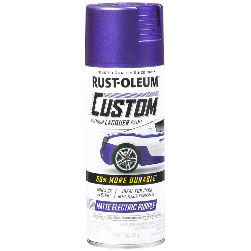 Rust-Oleum 340567 Premium Custom Lacquer Paint, Matte