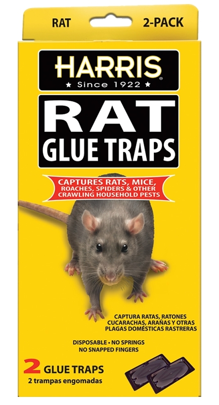 Harris HRG-2 Pre-Baited Rat Glue Trap, Glue Locking