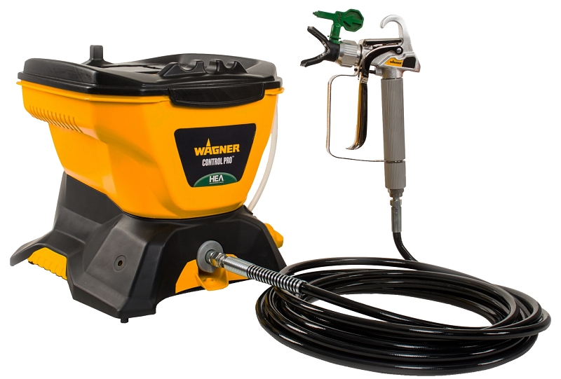 Wagner 0580678 Electric Stationary Airless Paint Sprayer, 25 ft L Hose, 0.015 in Tip, Piston Pump, 4-Finger Gun Trigger