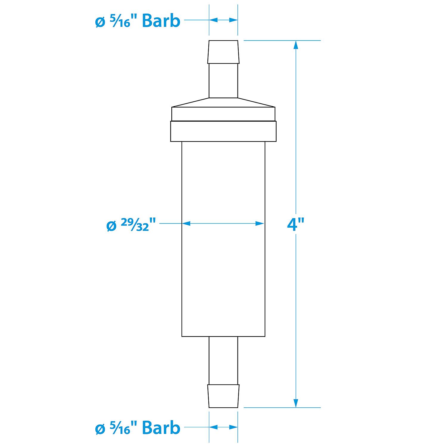 Seachoice 21111 In-Line Fuel Filter