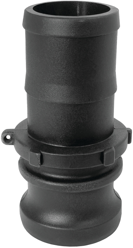 Green Leaf E Series 150E/GLP150E Cam Lever Coupling, 1-1/2 in, Male x Hose Barbed, Glass Filled Polypropylene