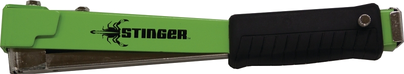 Stinger 0136450 Hammer Tacker, 168 Magazine, A11 Staple, 3/8 in W Crown, 3/8 in L Leg, Steel Staple