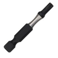 Milwaukee SHOCKWAVE 48-32-4482 Impact-Duty Power Bit, #10 Drive, Torx Drive, 1/4 in Shank, Hex Shank, 2 in L, Steel, Pack of 3