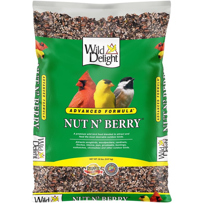 Wild Delight Nut N' Berry 366200 Dried Raisins Wild Bird Food, 20 lb, Dry, Natural Bag
