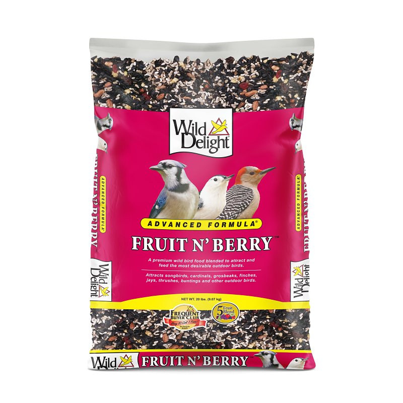 Wild Delight 365200 Dried Cherries Bird Food, 20 lb, Berry, Fruit Bag
