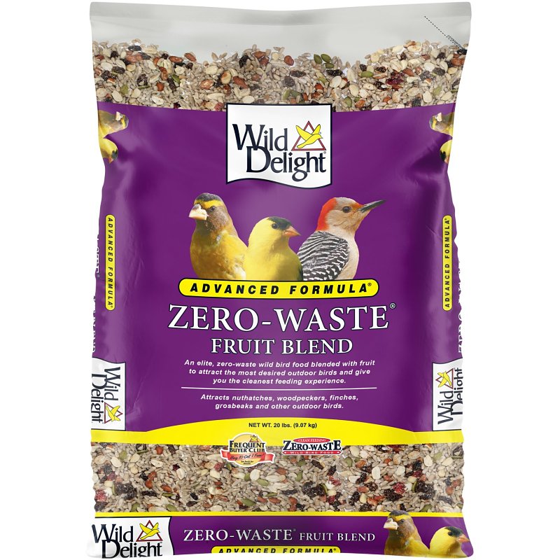 Wild Delight 360200 Dried Raisins Blended Bird Food, 20 lb, Zero-Waste, Fruit Bag