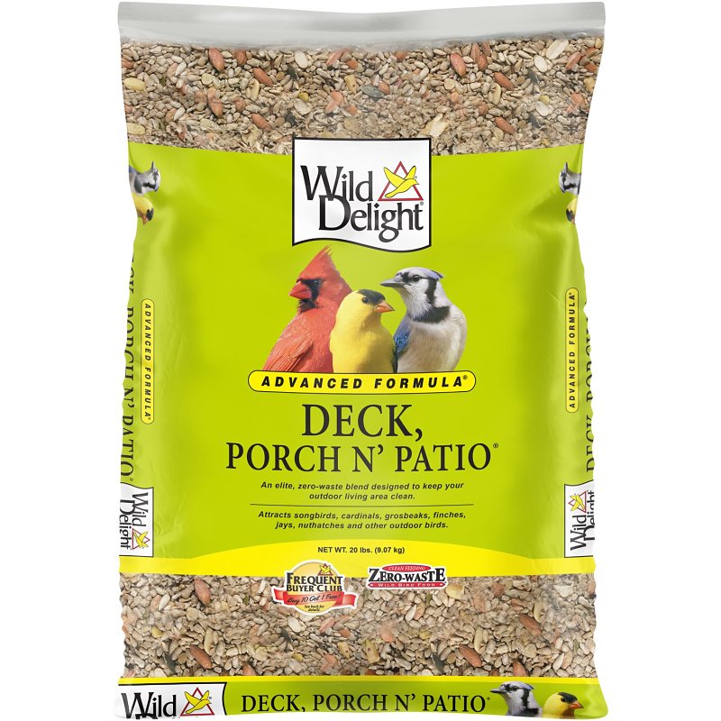 Wild Delight Porch N Patio 374200 Hulled Pumpkin Seed Bird Food, 20 lb Bag