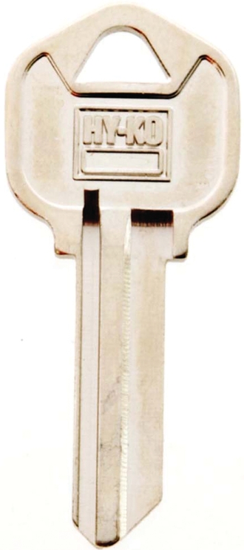 Hy-Ko 21250KW1 Mechanical Key Blank, Brass, Nickel-Plated, For: Kwikset KW1 Lock, Pack of 250