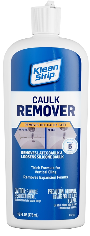 Klean Strip EKCR675 Caulk Remover Liquid Solvent Like White 16 fl oz Pack of 6 VORG7446552 EKCR675