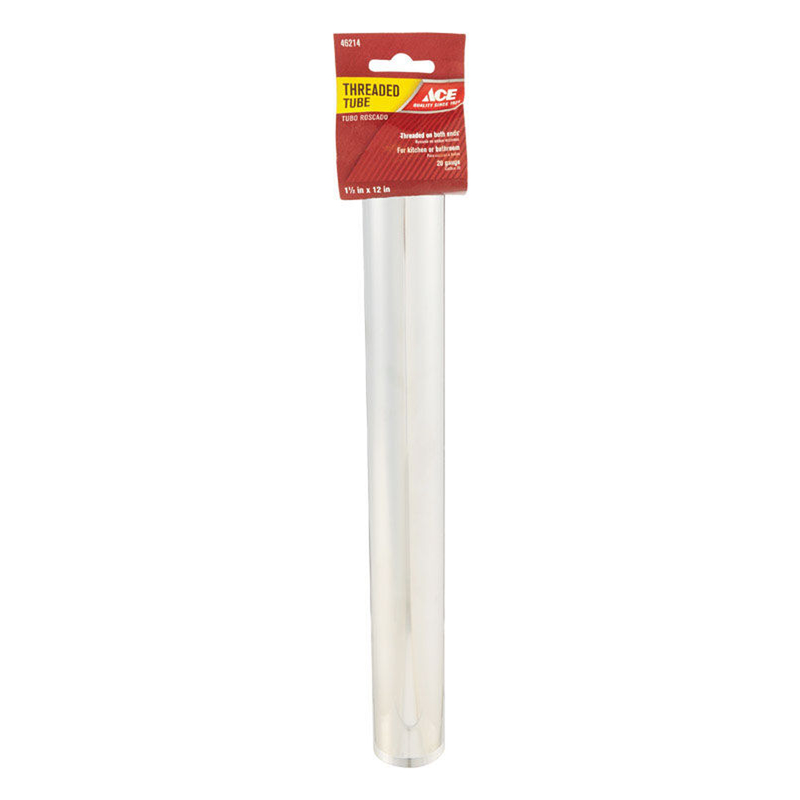 Ace 1-1/2 in. D X 12 in. L Brass Tube