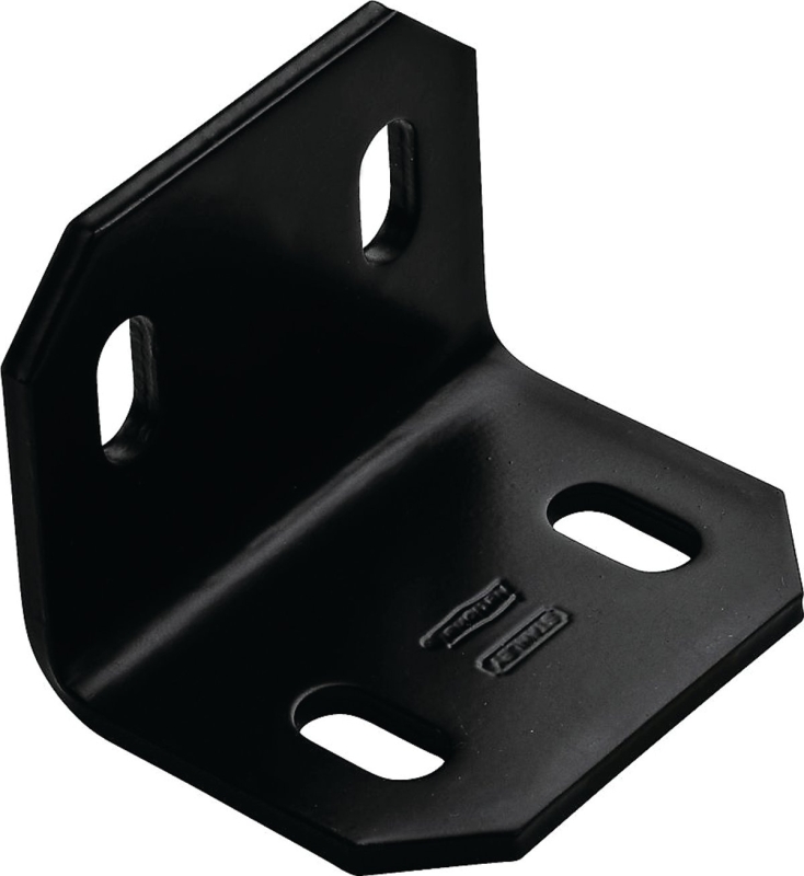 National Hardware 1217BC Series N351-495 Corner Brace, 2-3/8 in L, 3 in W, 2-3/8 in H, Steel, Powder-Coated
