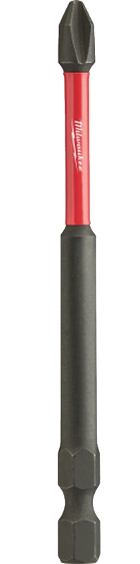 Milwaukee SHOCKWAVE 48-32-4791 Impact-Duty Power Screwdriver Bit, #2 Drive, Phillips Drive, 1/4 in Shank, Hex Shank, Pack of 25