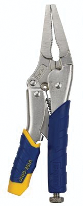 Irwin IRHT82582 Locking Plier, 9 in OAL, 2-3/4 in Jaw Opening, Comfort Grip Handle, 3/16 in W Jaw, 2-1/8 in L Jaw