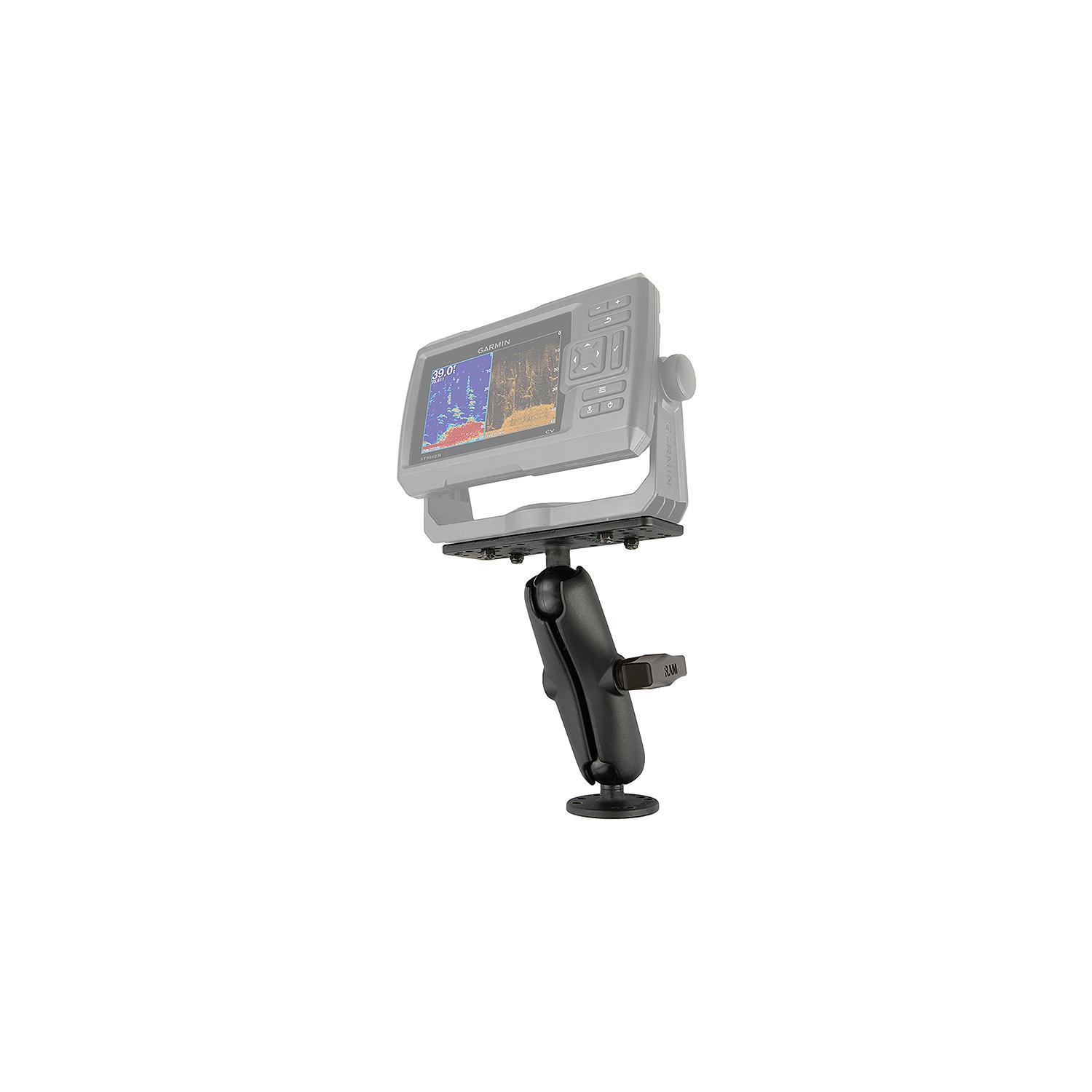 Ram Ball Universal Mount With 6-1/4â³ X 2â³ Plate, 1-1/2â³ Ball