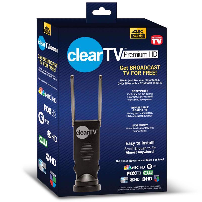 ClearTV Indoor Antenna MetalPlastic 1 pk ClearTV Indoor Antenna MetalPlastic 1 pk