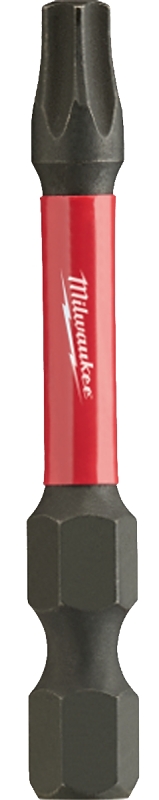 Milwaukee SHOCKWAVE 48-32-4785 Impact-Duty Power Bit, #25 Drive, Torx Drive, 1/4 in Shank, Hex Shank, 2 in L, Steel, Pack of 25