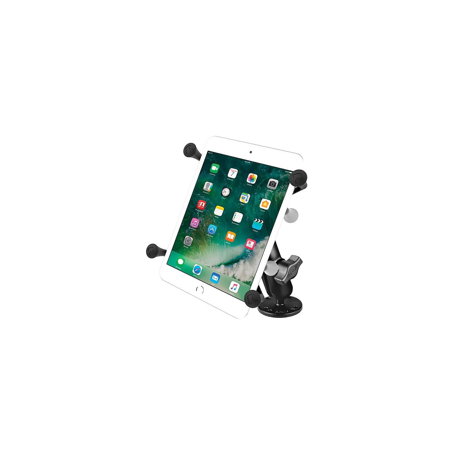 RAM Flat Surface Mount with Universal X-Grip Cradle with 1 Ball for 7â³ Tablets