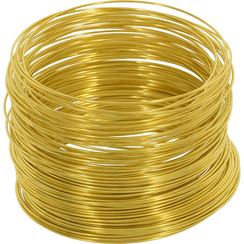 Hillman 50152 Utility Wire, 75 ft L, 22 ga Gauge, Brass