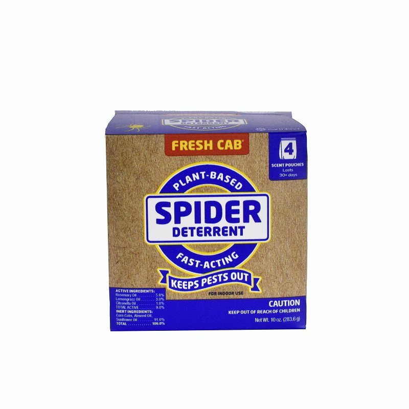 Fresh Cab FC4P6DSPD Spider Deterrent, 10 oz Pouch, Pack of 6