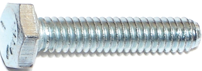 Midwest Fastener 00255 Hex Cap Screw, 1/4-20 Thread, 1-1/4 in OAL, 5 Grade, Steel, Zinc-Plated, SAE Measuring