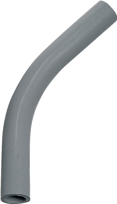 Carlon UA7AK-CAR Elbow, 2-1/2 in Trade Size, 45 deg Angle, SCH 40 Schedule Rating, PVC, Plain End, Gray