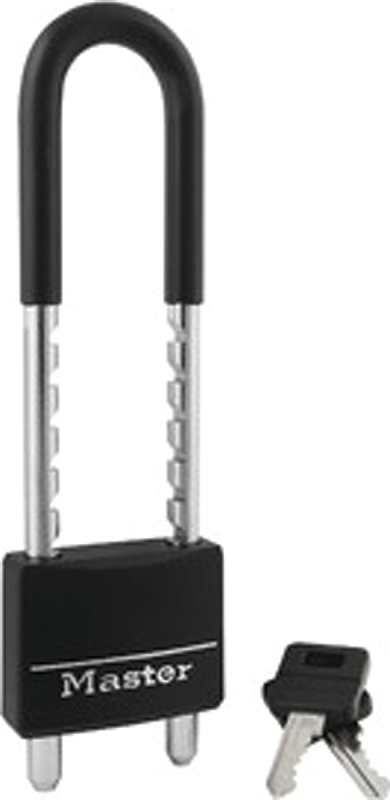 Master Lock 527D Padlock, Keyed Different Key, Adjustable Shackle, 5/16 in Dia Shackle, 2-3/8 to 5-15/16 in H Shackle