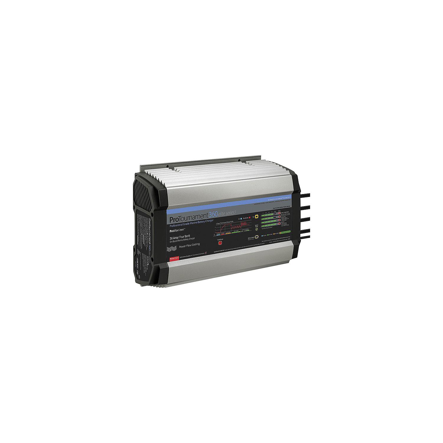 Promariner 53364 ProTournament Elite Series 3 Battery Charger, 4-Banks, 36 Amps