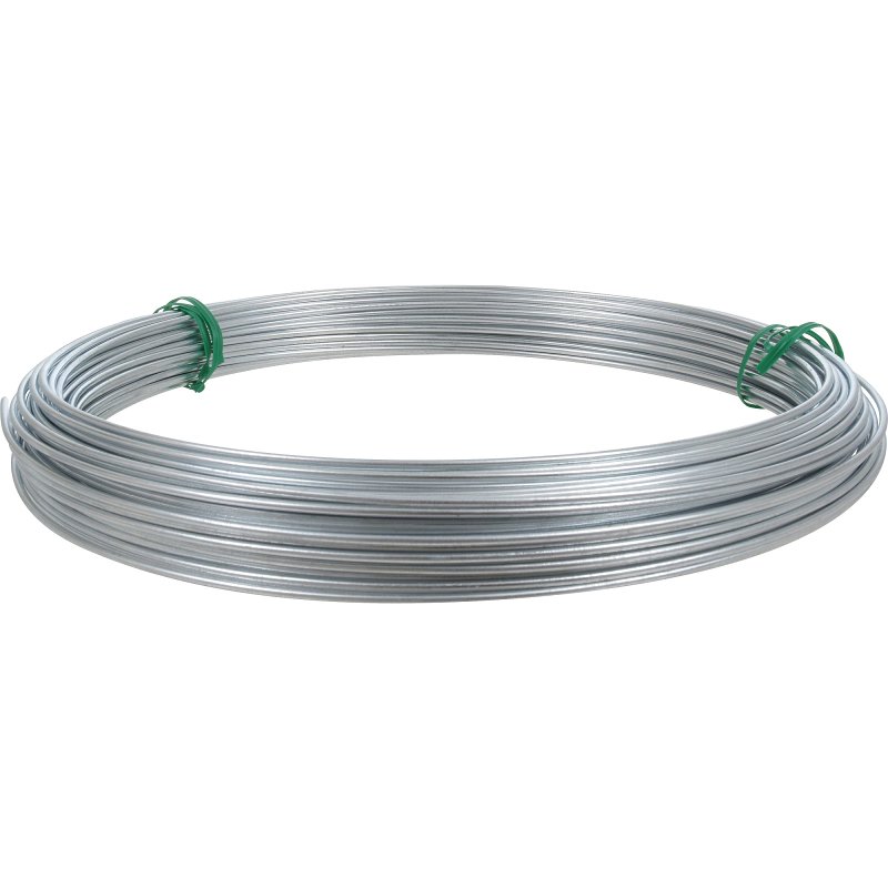 Hillman 50142 Utility Wire, 100 ft L, 14 ga Gauge, Steel, Galvanized, Pack of 8