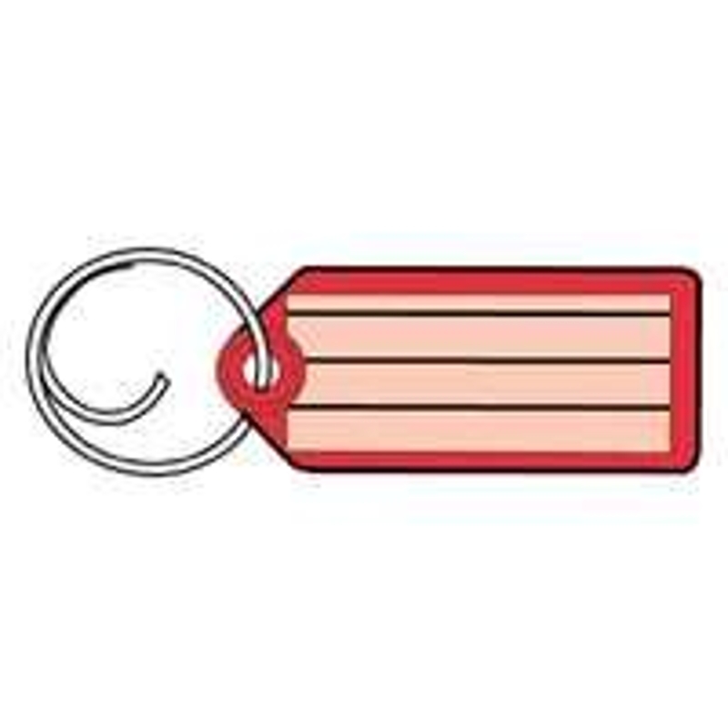 2GO KB141 Rigid Key ID Tag, Acrylic, Assorted