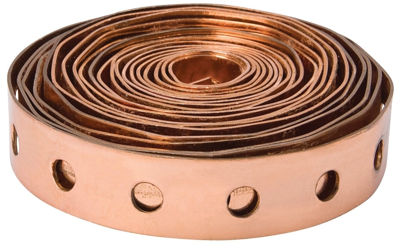 B & K C20-124HC Hanger Strap, Steel, Copper, 10 ft L